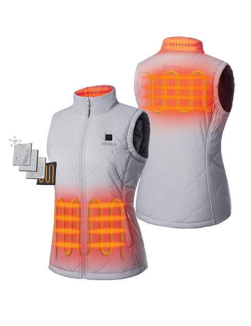 4 Heating Zones (Left & Right Hand Pockets, Mid-Back, and Collar) ,view 1