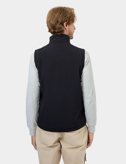 Men's Heated Softshell Vest - Black