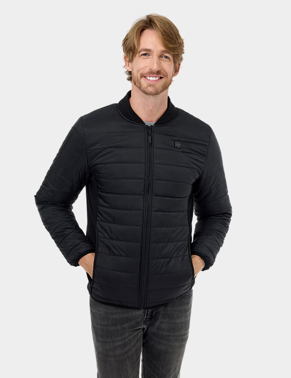 PuffLyte™ Men's Heated Lightweight Jacket - Black