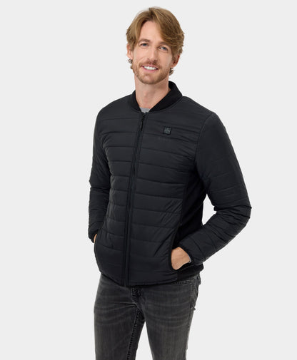 PuffLyte™ Men's Heated Lightweight Jacket - Black