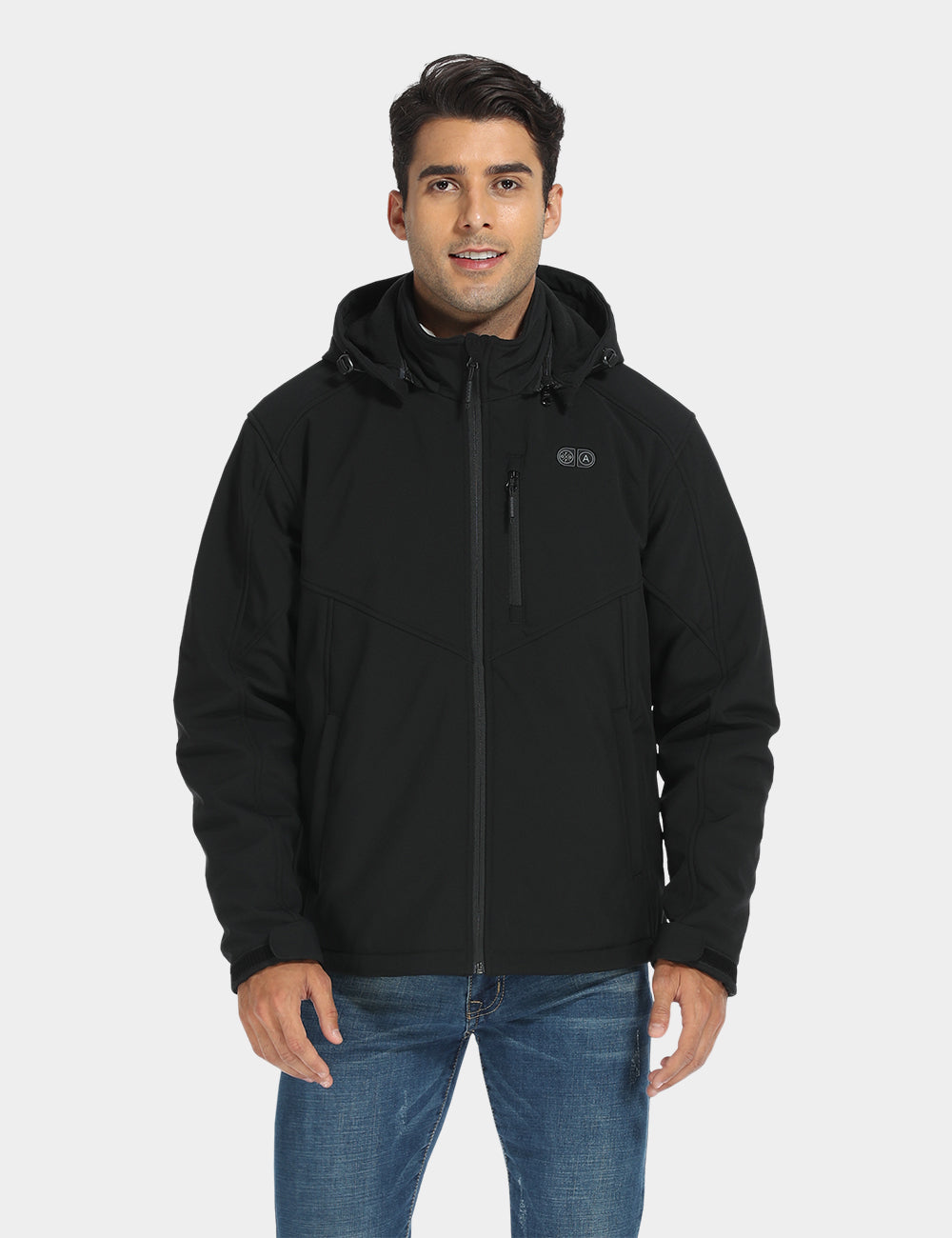 Men's Dual Control Heated Jacket - Neutral Black