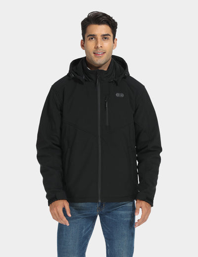 Men's Dual Control Heated Jacket - Neutral Black