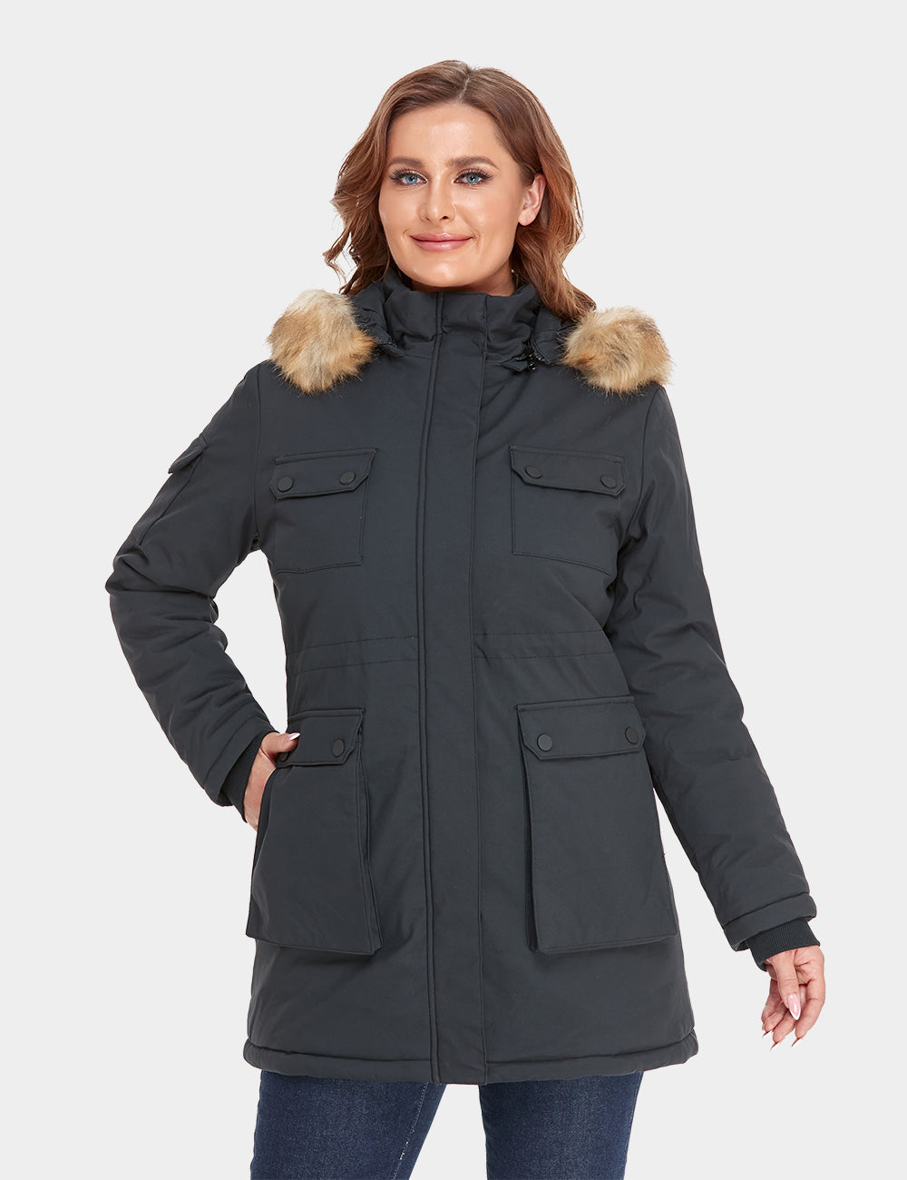 Women's Heated Thermolite® Parka - Black