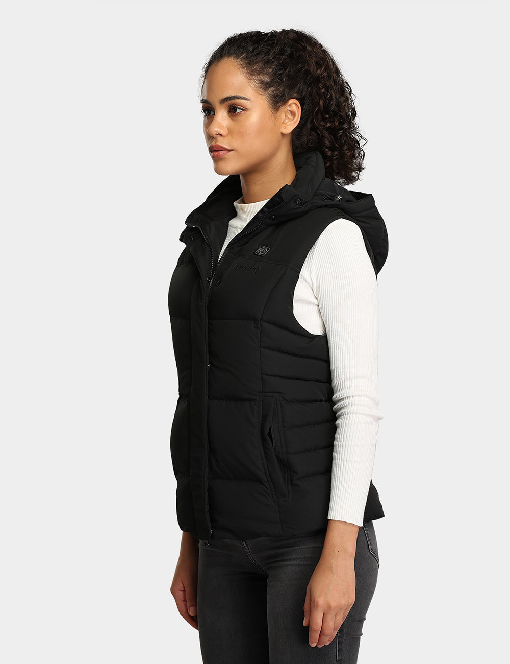 (Open-box) Women's Heated Down Vest - Slim Fit, Thumbnail 4