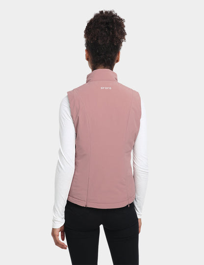 Women's Heated Sports Vest - Dusty Rose Pink