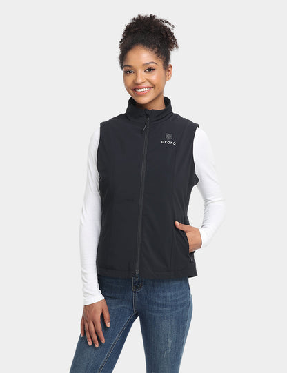 Women's Heated Sports Vest - Black