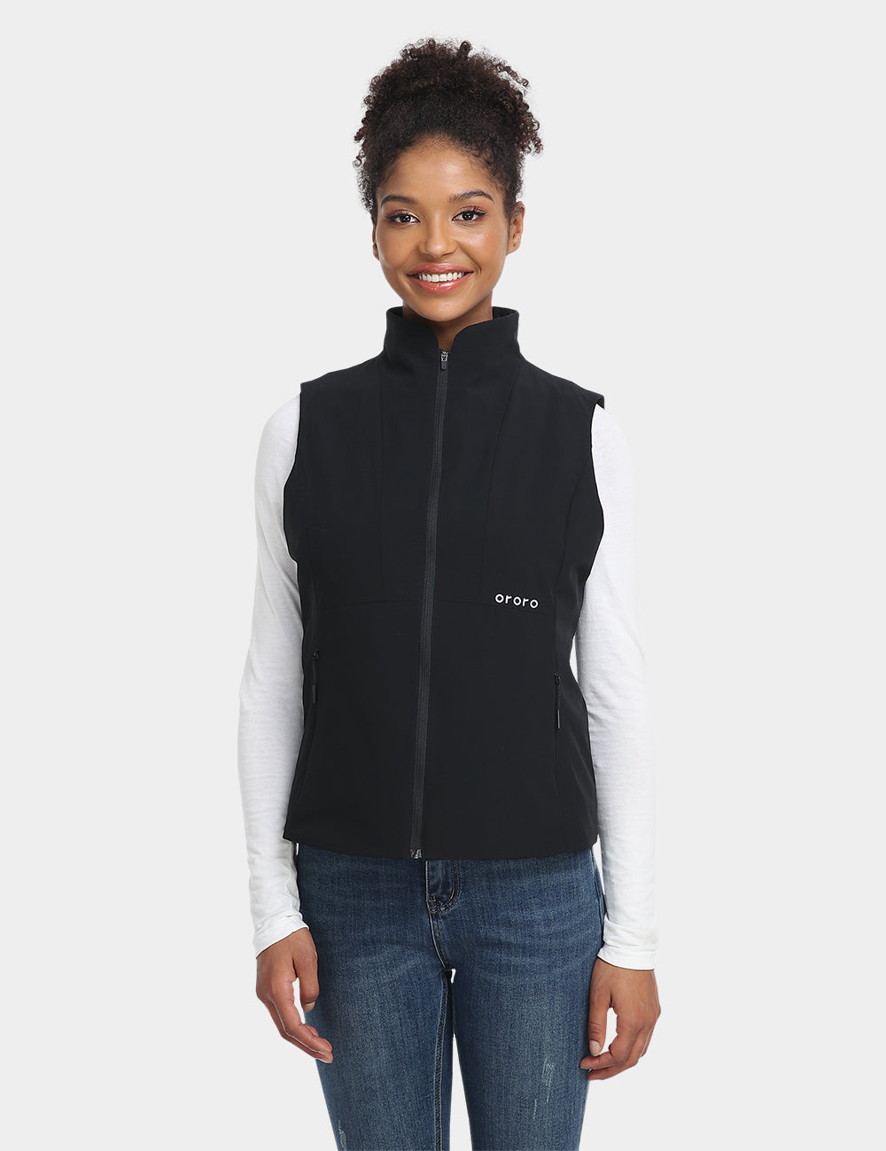 Women's Heated PrimaLoft® Golf Vest - Black