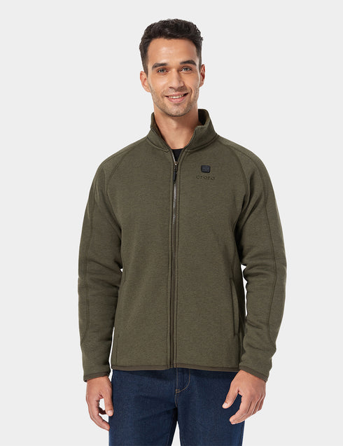 Men's Heated Full-Zip Fleece Jacket ,view 1