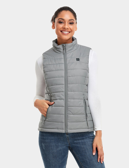 Women's Classic Heated Vest - Grey ,view 1