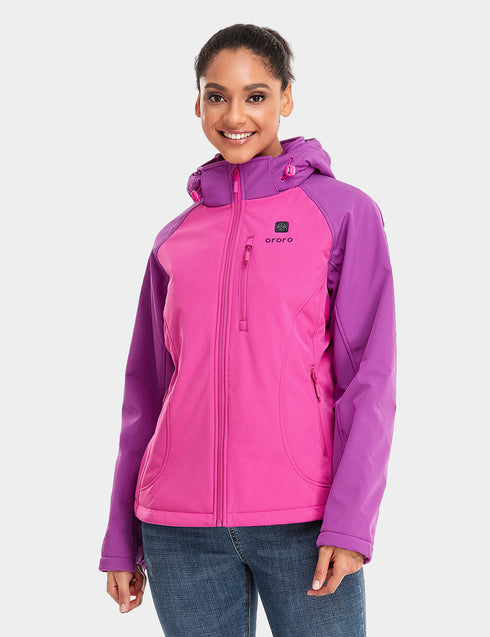 (Open-box) Women's Classic Heated Jacket - Pink & Purple ,view 1