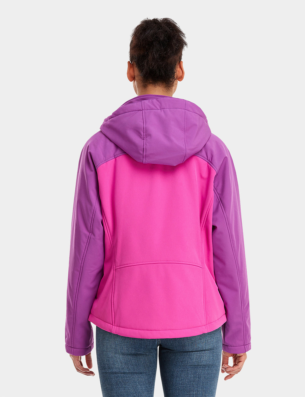 (Open-box) Women's Classic Heated Jacket - Pink & Purple, Thumbnail 4