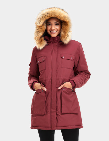 Women's Heated Thermolite® Parka - Red