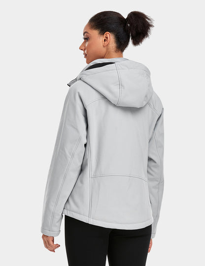 Women's Heated Jacket (4 Heating Zones) - Sharkskin Gray