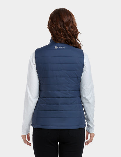 Women's Classic Heated Vest - Navy Blue