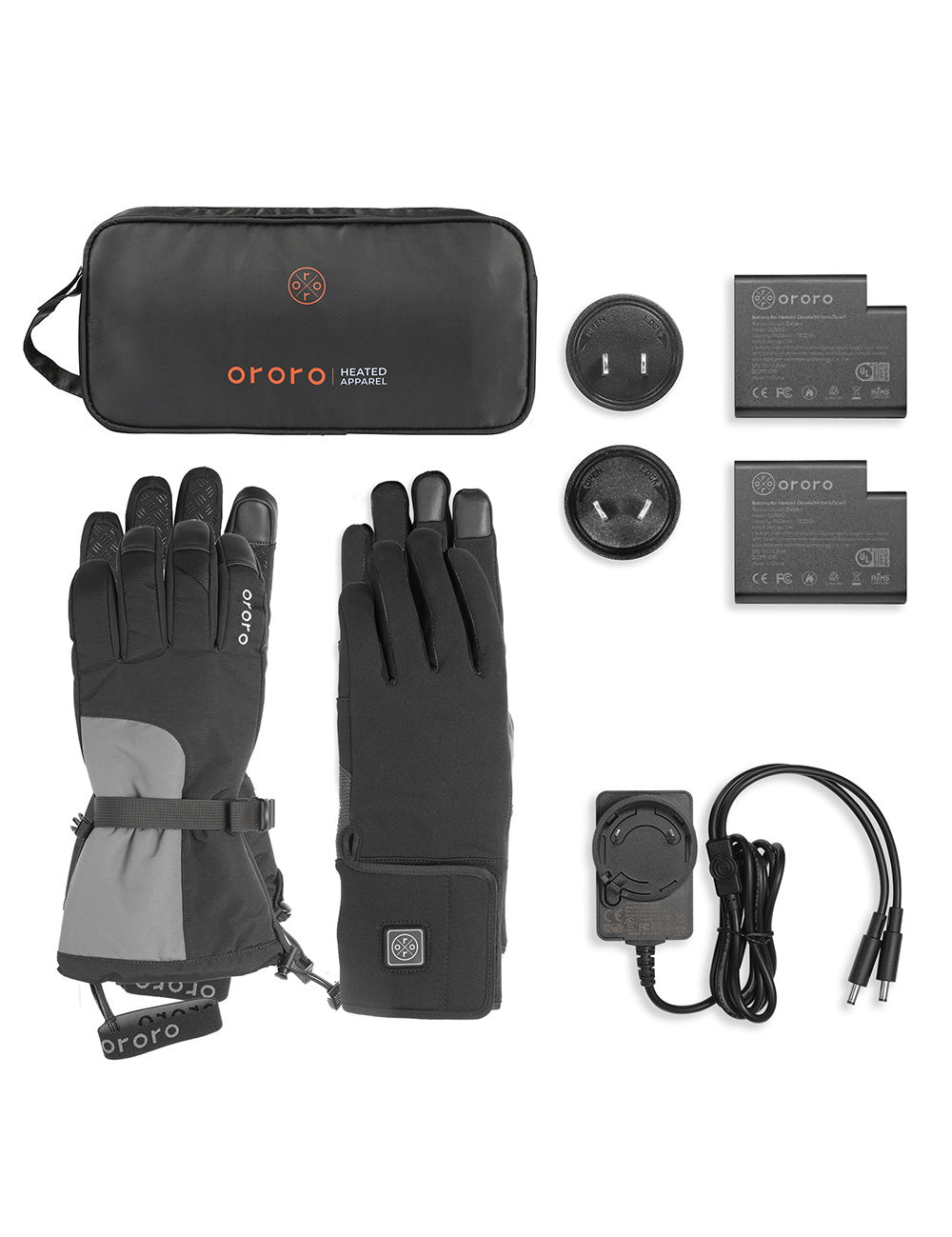 (Open-box) "Twin Cities" 3-IN-1 Heated Gloves