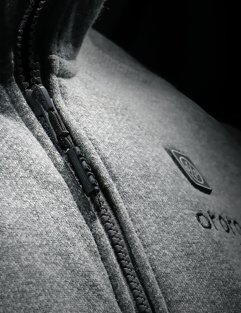 (Open-box) Men's Heated Full-Zip Fleece Jacket - Grey, Thumbnail 8