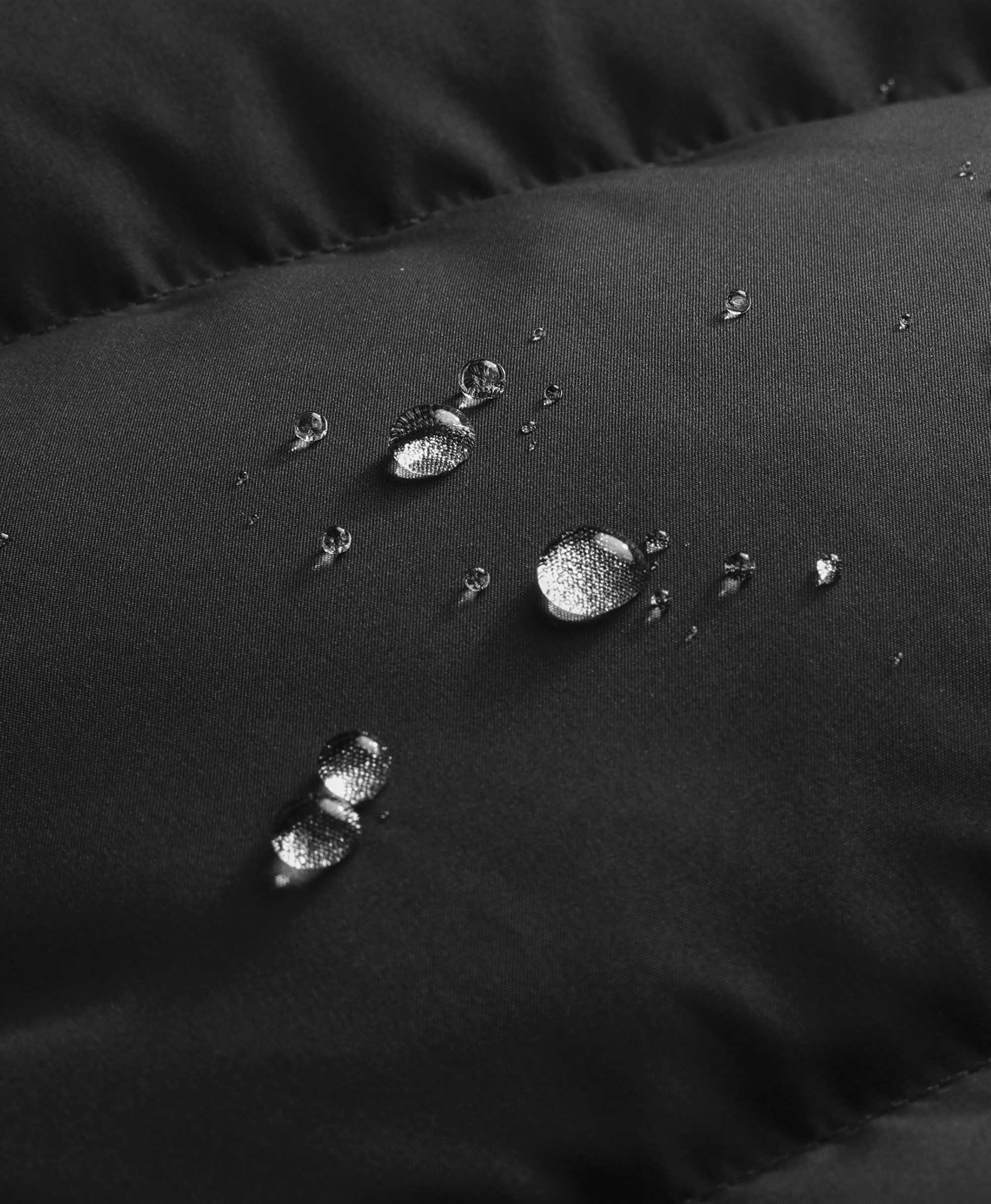 water-resistant shell