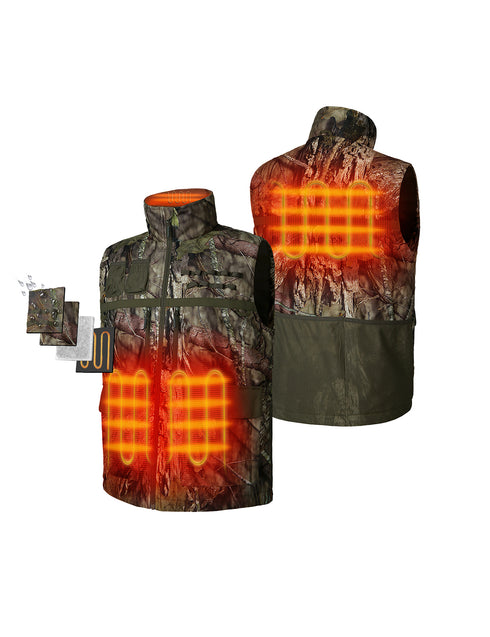 4 Heating Zones ( Left & Right Pocket, Upper Back and Collar ) ,view 1