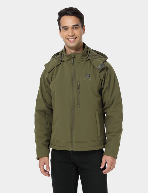 Men's Classic Heated Jacket - Green ,view 1