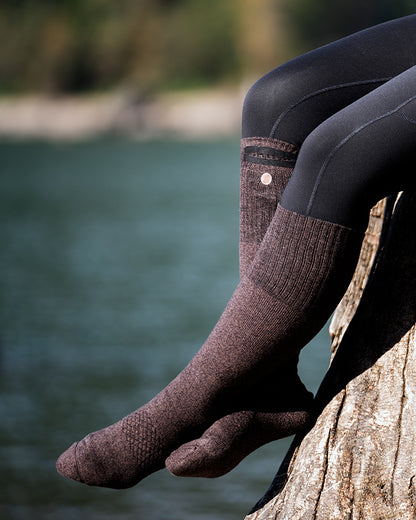 "REDWOOD" Carbon Nanotube Heated Socks