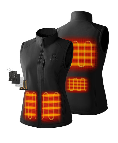 4 Heating Zones: Left & Right Hand Pockets, Upper Back, Lower Back ,view 1
