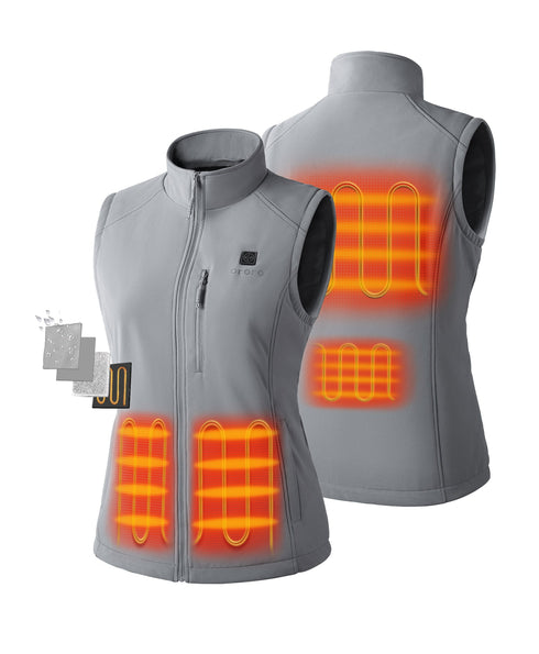 4 Heating Zones: Left & Right Hand Pockets, Upper Back, Lower Back ,view 1